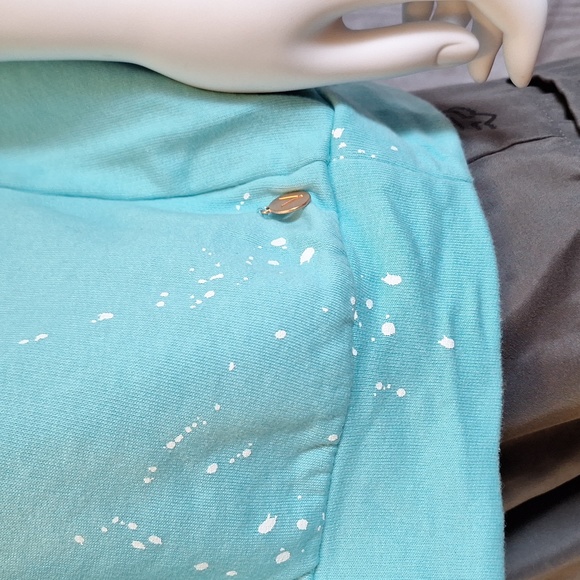 Blue Livi Active Lane Bryant Paint Splatter Hoodie Sweatshirt 2X 18 20 - Picture 6 of 6